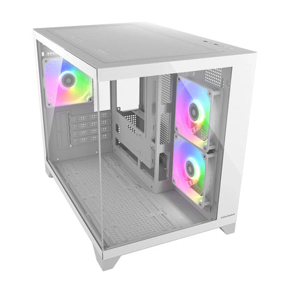 Caixa de Computador Cougar Caja Semitorre FV150 Mini Rgb branco - imagem 6