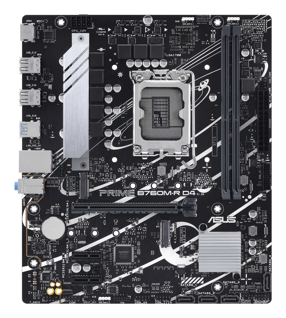 ASUS Placa Base PRIME B760M-R D4 mATX 1700 - imagem 6