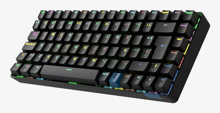 Teclado Hiditec Gaming GM1K Switches vermelho - imagem 22