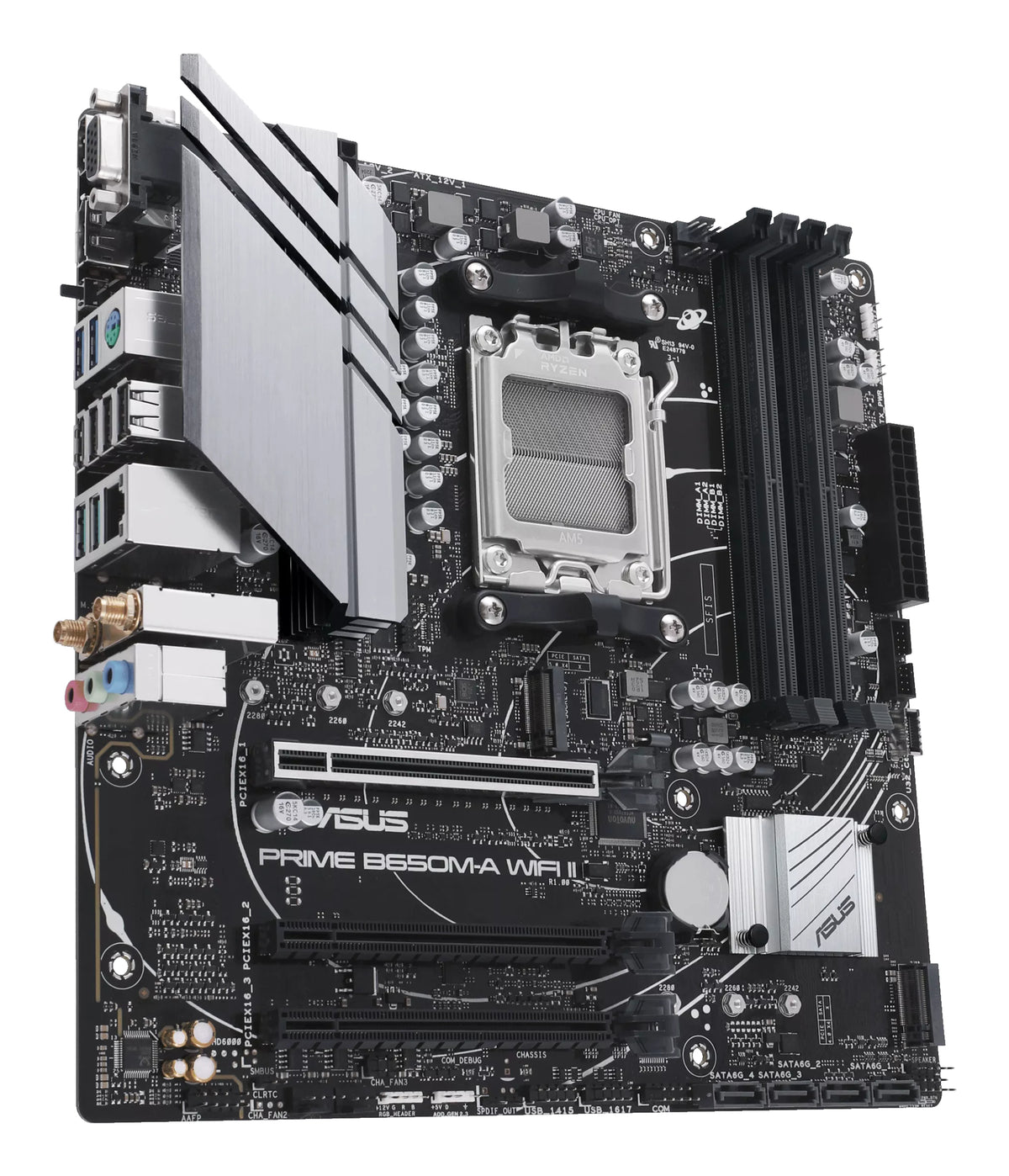 Placa-mãe ASUS PRIME B650M-A WIFI II / 90MB1EG0-M0EAY0 preto - imagem 7