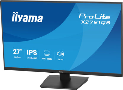 Monitor iiyama ProLite X2791QS / X2791QS-B1 preto - imagem 7