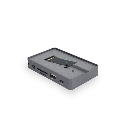 Caixa para Disco Tooq Caja Externa+HUB M.2 NGFF/NVMe USB3.2 Gen3 - imagem 6
