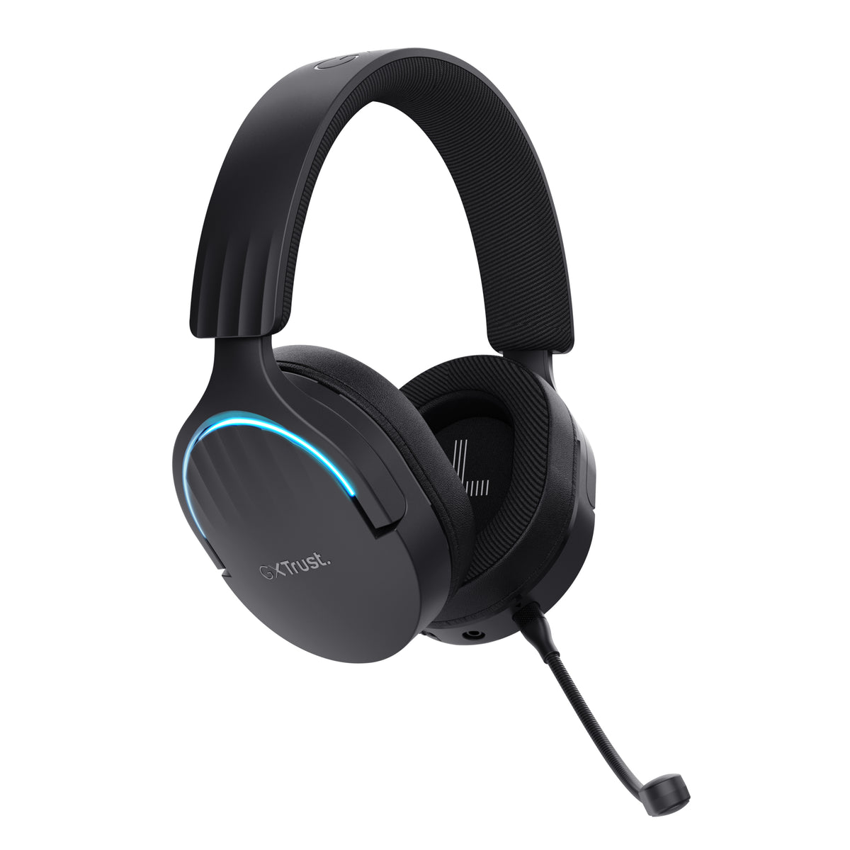 Auscultadores de jogos sem fios com microfone Trust Gaming GXT 491 Fayzo/ Bluetooth/ Jack 3.5/ Preto