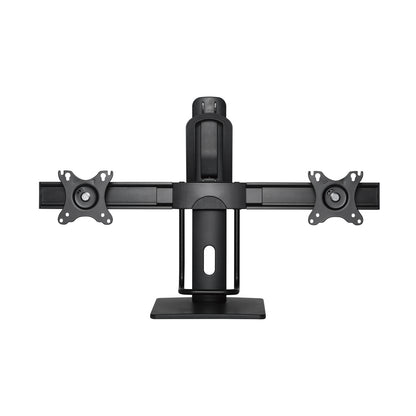Suporte de secretária com contrapeso para 2 monitores Aisens DT27TSR-065/ Giratório/ Inclinação/ Amarração 6kg