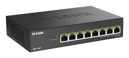 Switch de Rede D-Link DMS-108P/E 8x2.5mG PoE 230W - imagem 6