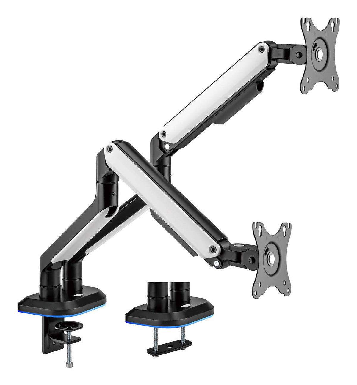 Suporte para jogos para 2 Aisens DT32TSR-297/ Monitores até 9kg/ com RGB Lighting