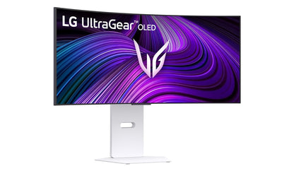 Smart Monitor Gaming Ultrapanorámico Curvo LG UltraGear 34GX90SA-W 34"/ WQHD/ Multimedia/ 0.03ms/ 240Hz/ OLED/ Regulable em altura/ Smart TV