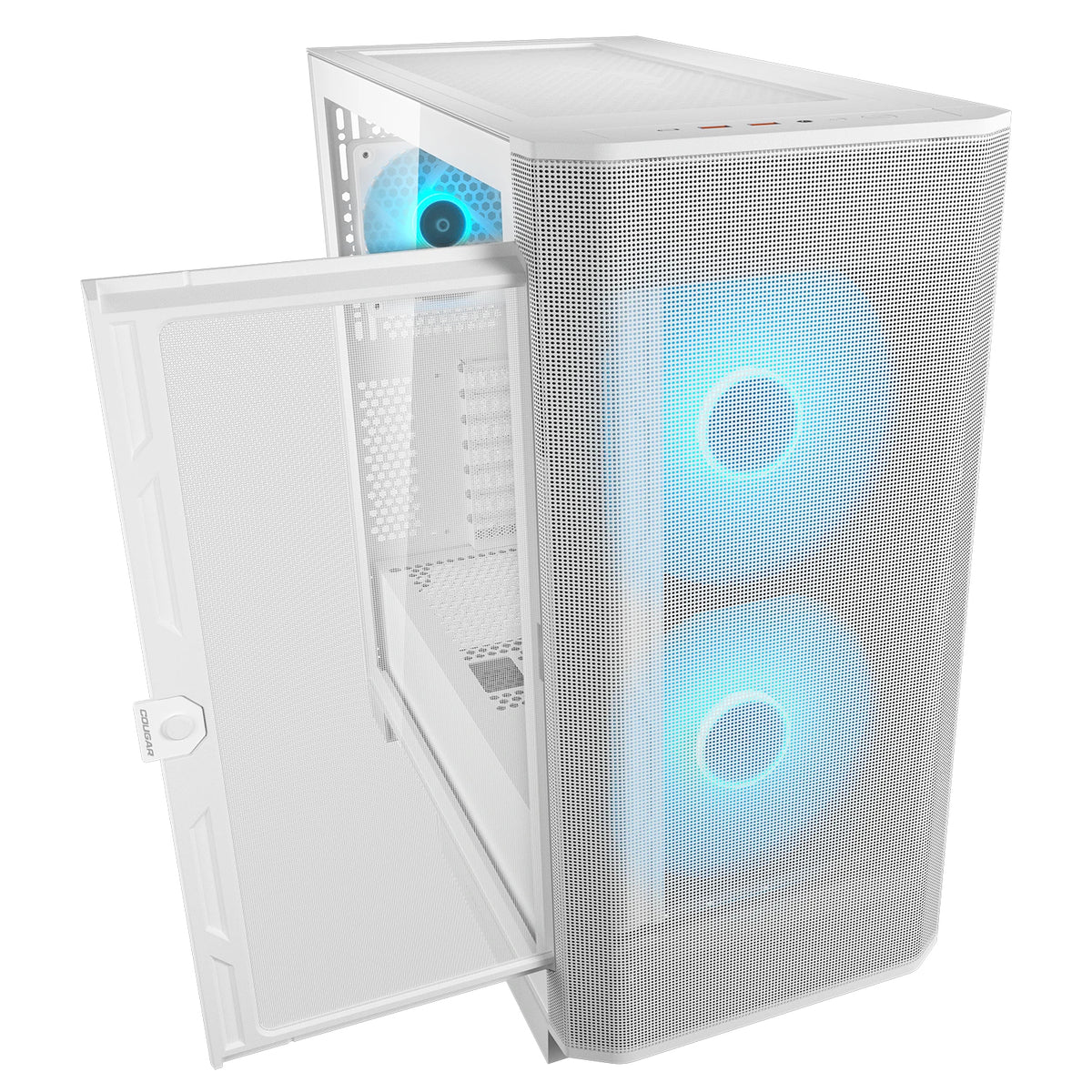 Caixa de Computador Cougar Caja Semitorre Airface Flo RGB branco - imagem 8