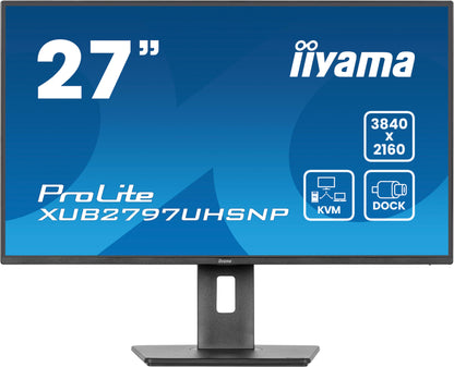Monitor iiyama ProLite XUB2797UHSNP / XUB2797UHSNP-B1 preto - imagem 14
