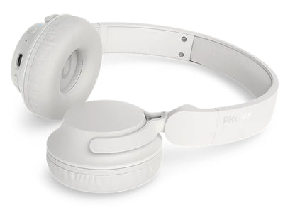 Auscultadores Philips TAH4500WT/ sem fios/ com microfone/ Bluetooth/ Branco