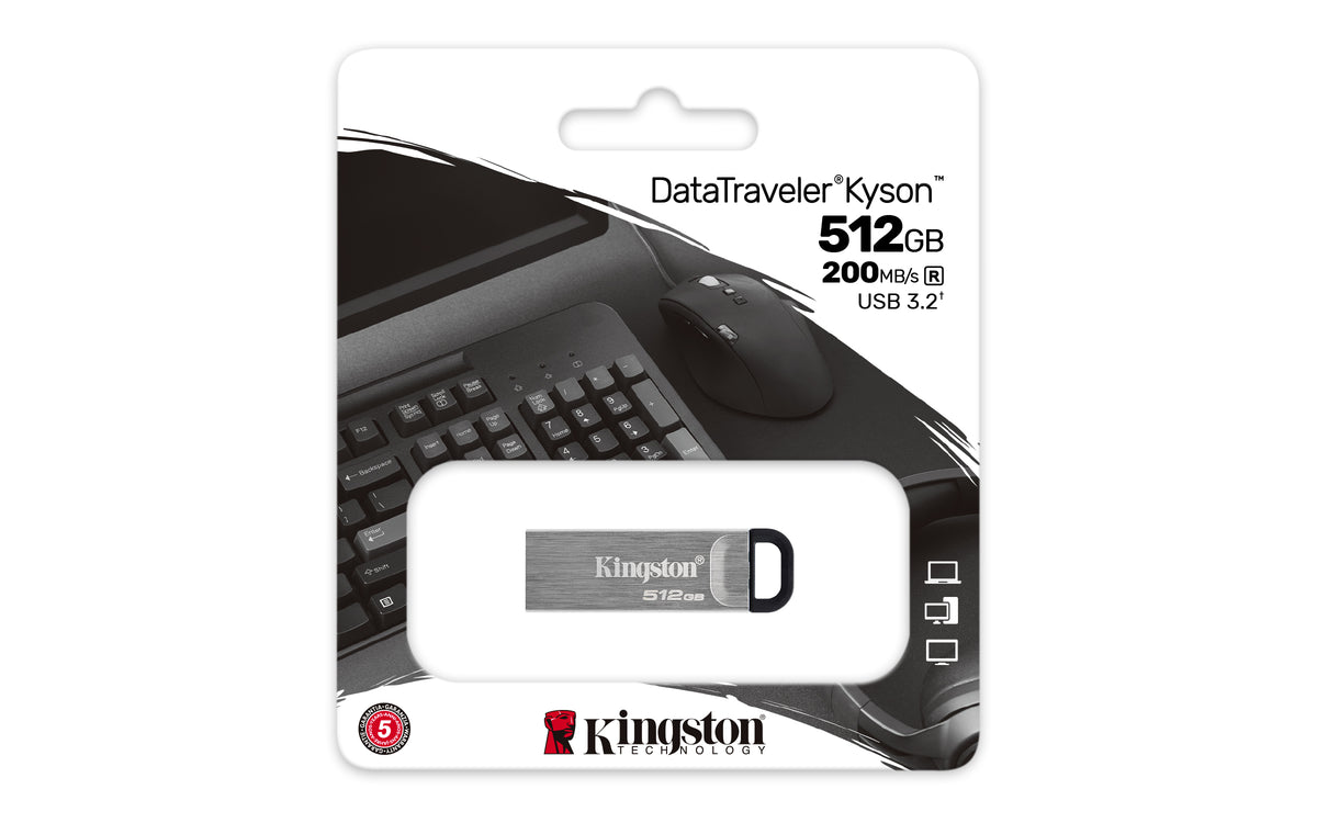 Pen USB Kingston DataTraveler DTKN 512GB USB 3.2 Gen1 Plat - imagem 7