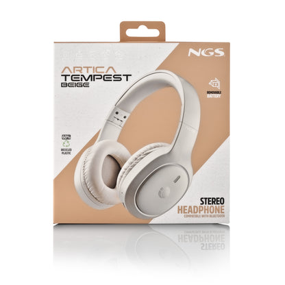 Auscultadores NGS AURIC INAL BT BAT EXTR ARTICATEMPEST BEIGE - imagem 11