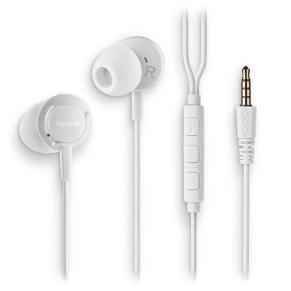 Auscultadores NGS Auricular CROSSDRIFT Branco cable JACK 3.5 Mm - imagem 7