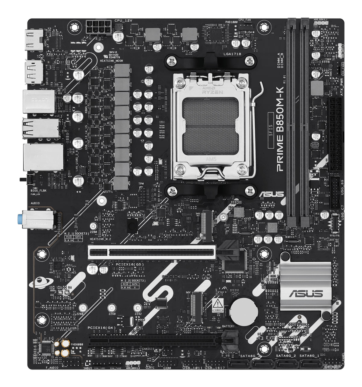 ASUS Placa Base PRIME B850M-K mATX AM5 - imagem 6