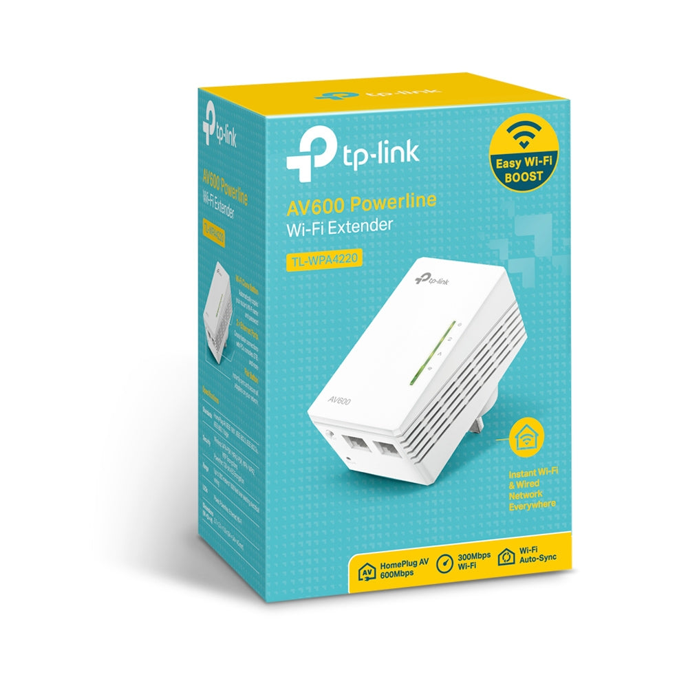Adaptador de Rede TP-LINK TL-WPA4220 Powerline Extensor AV600 - imagem 9