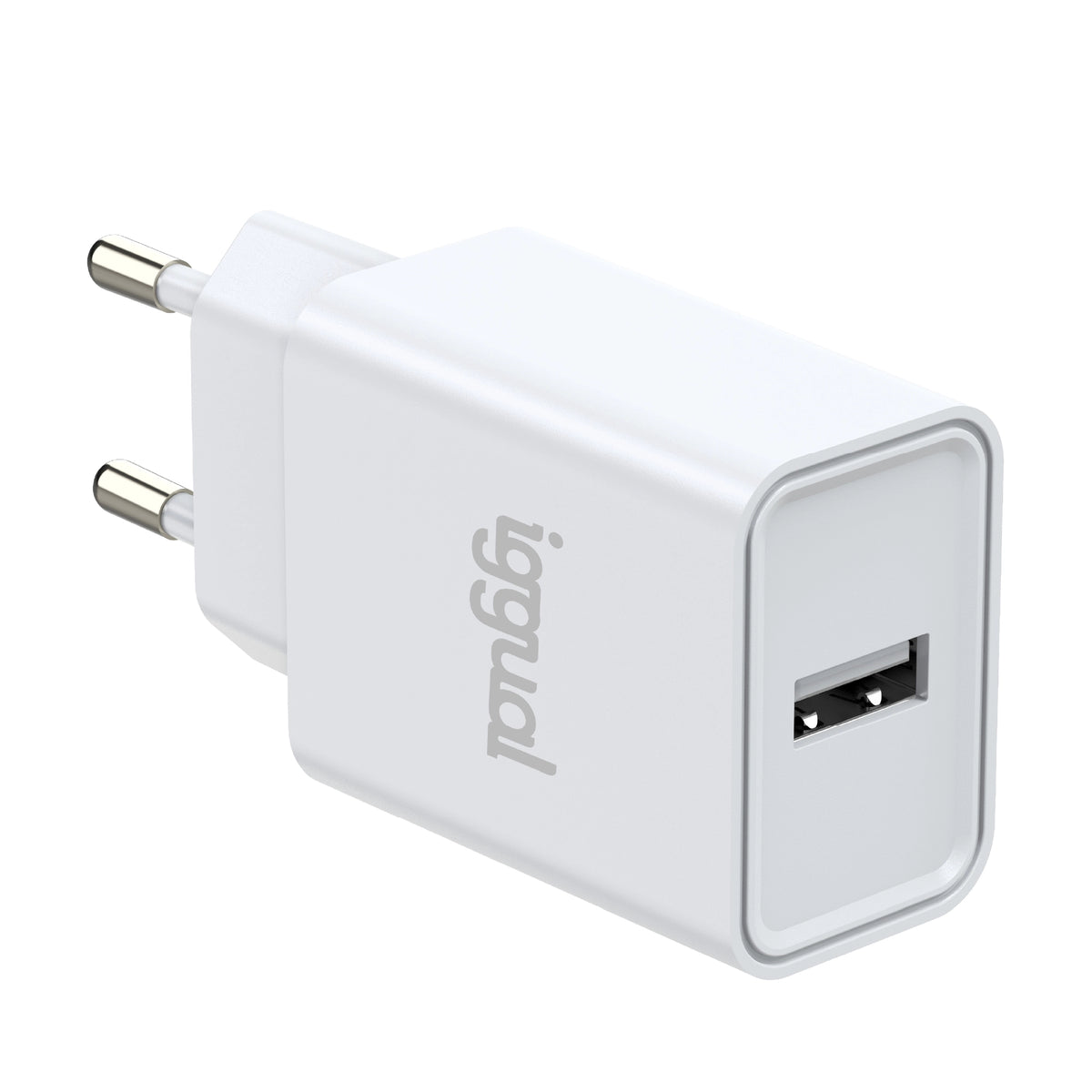 iggual Carregador de Parede 1xUSB-A 5V/2.4A (12W)
