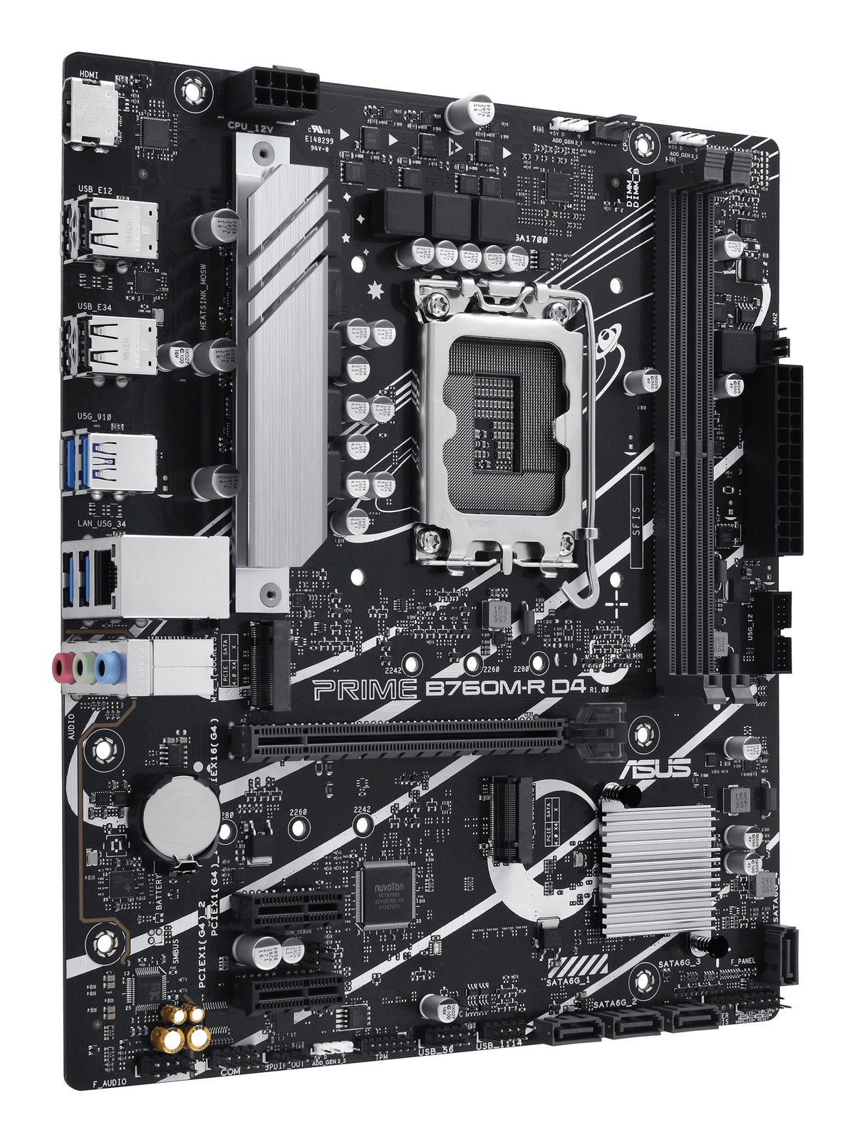 ASUS Placa Base PRIME B760M-R D4 mATX 1700 - imagem 7