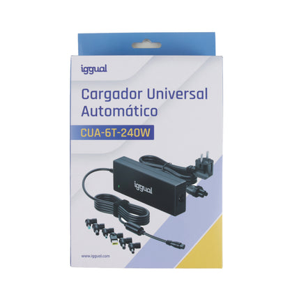 Carregador para Portátil iggual Universal automático CUA-6T-240W - imagem 7