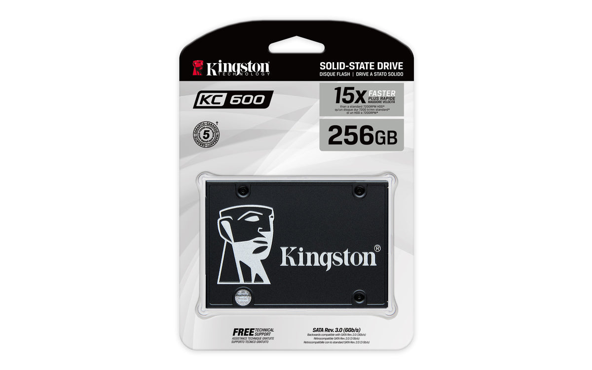 Disco SSD Kingston SKC600/256G NAND TLC 3D 2.5" - imagem 7