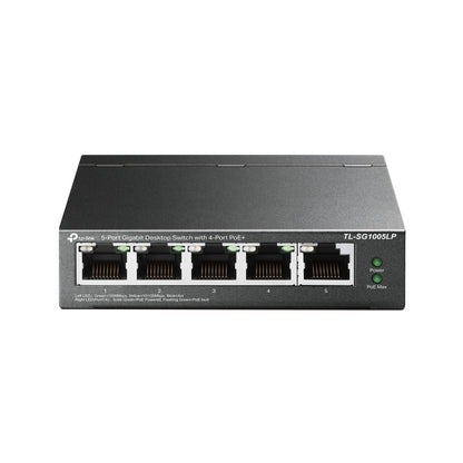 Switch de Rede TP-Link TL-SG1005LP 5xGb (4xPoE+)