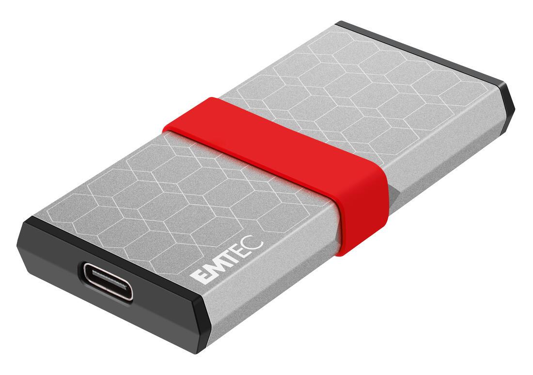 Disco SSD Emtec External X205 1TB / ECSSD1TX205 prateado XL