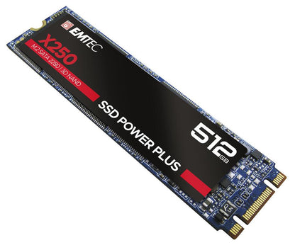 Disco SSD Emtec M.2 X250 512GB / ECSSD512GX250 preto L - imagem 2