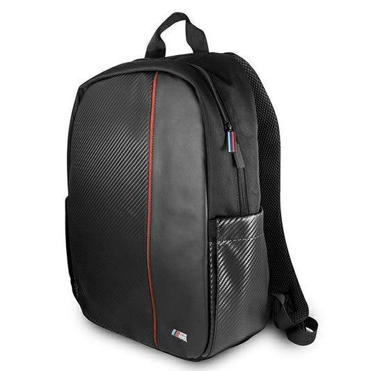 MOCHILA BMW Carbono Red Riscas para portátil 16'' - PRETO