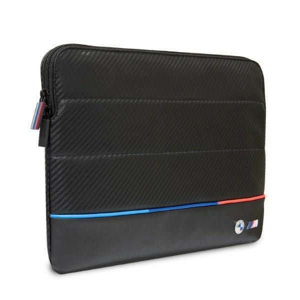 SACO BMW Carbono Tricolor para portátil 16" - PRETO