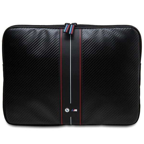 BMW Capa BMCS16COMSCAKR 16" PRETO/black Carbono Riscas Vermelhas