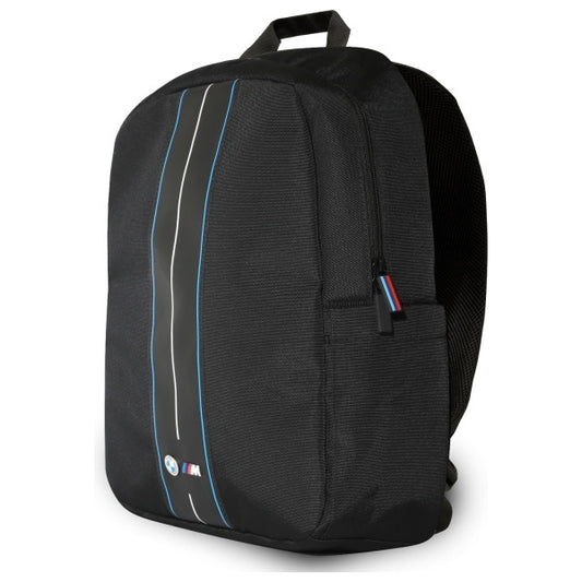MOCHILA BMW BMBP15COMPVSKL 16" PRETO/black Nylon Blue Riscas