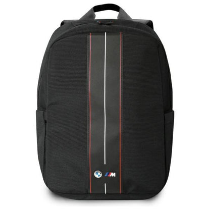 MOCHILA BMW BMBP15COMPVSKR 16" PRETO/black Nylon Red Riscas