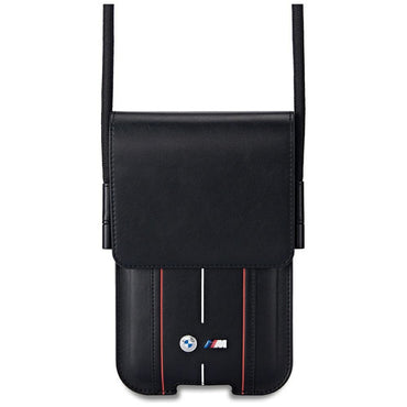 SACO BMW Phone Pouch Riscas Vermelhas PRETO