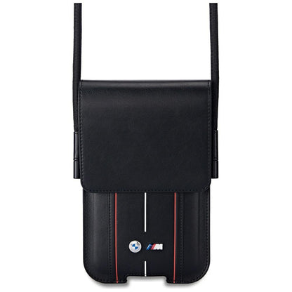 SACO BMW Phone Pouch Riscas Vermelhas PRETO