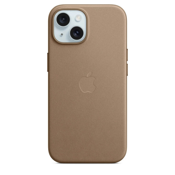 Capa FineWoven Apple MT473ZM/A para iPhone 15 Plus - Taupe