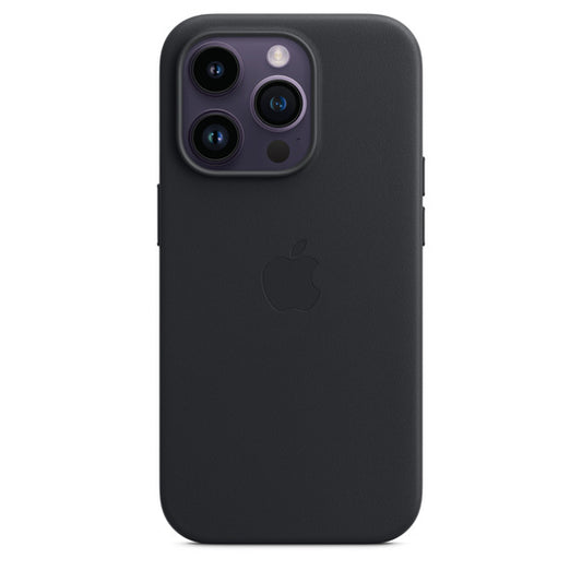 Capa de pele Apple MPP43ZM/A para iPhone 14 - Meia-Noite (Midnight)