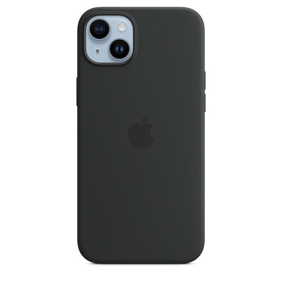 Capa de silicone Apple MPT33ZM/A para iPhone 14 Plus - Meia-Noite