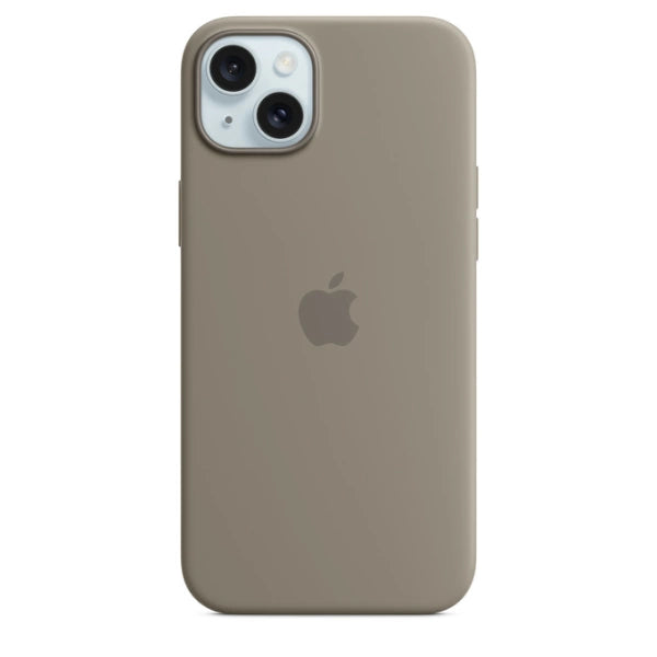 Capa de silicone Apple MT133ZM/A para iPhone 15 Plus - Argila (Clay)