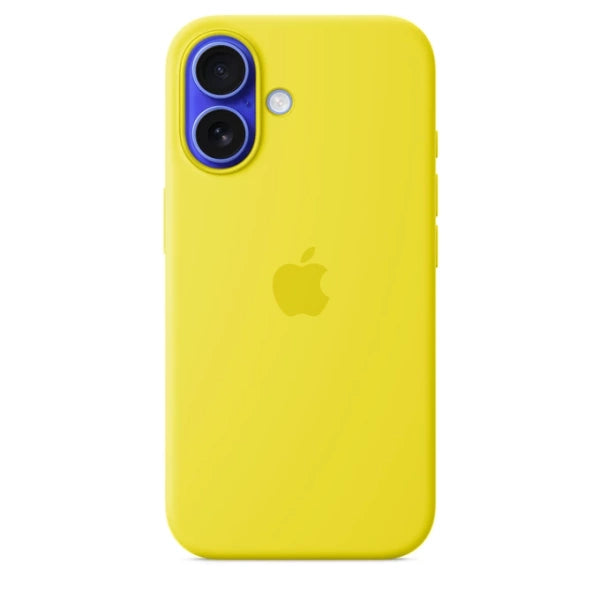 Capa de silicone Apple MYY73ZM/A para iPhone 16 - Fruta Estrela (Star Fruit)