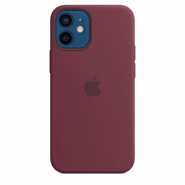 Capa de silicone Apple MHKQ3ZM/A para iPhone 12 Mini - Ameixa (Plum)