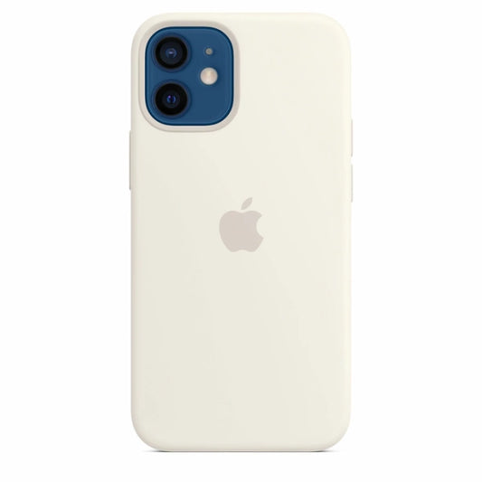 Capa de silicone Apple MHKV3ZM/A para iPhone 12 Mini - Branca