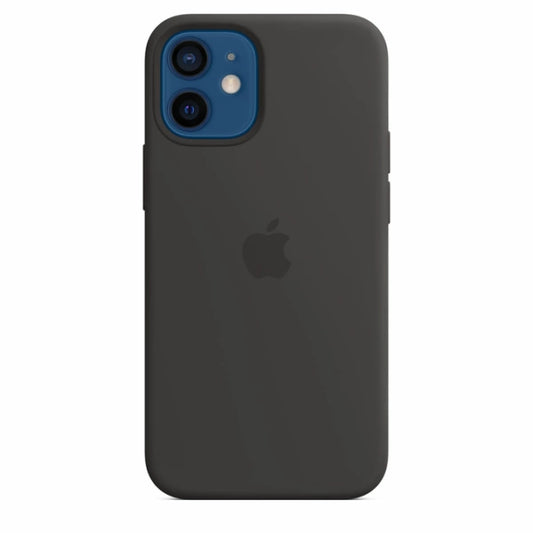 Capa de silicone Apple MHKX3ZM/A para iPhone 12 Mini - Preta