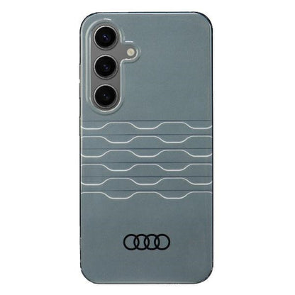 Capa rígida Audi com padrão geométrico IML para S24 S921, cinza