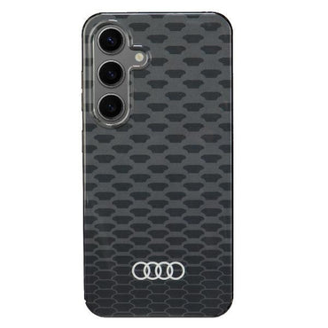 Capa rígida Audi com MagSafe e padrão costura IML para S24 S921, preto