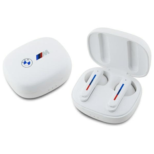 Auscultadores Bluetooth BMW BMBEMIATP20LOH TWS + Estação de Carregamento – Branco