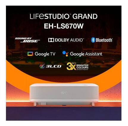 Projetor Epson Lifestudio Grand EH-LS670W / V11HB82040 branco - imagem 39