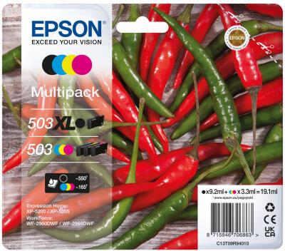 Epson Ink 503XL/503 / C13T09R94010 BK,C,M,e XL - imagem 2