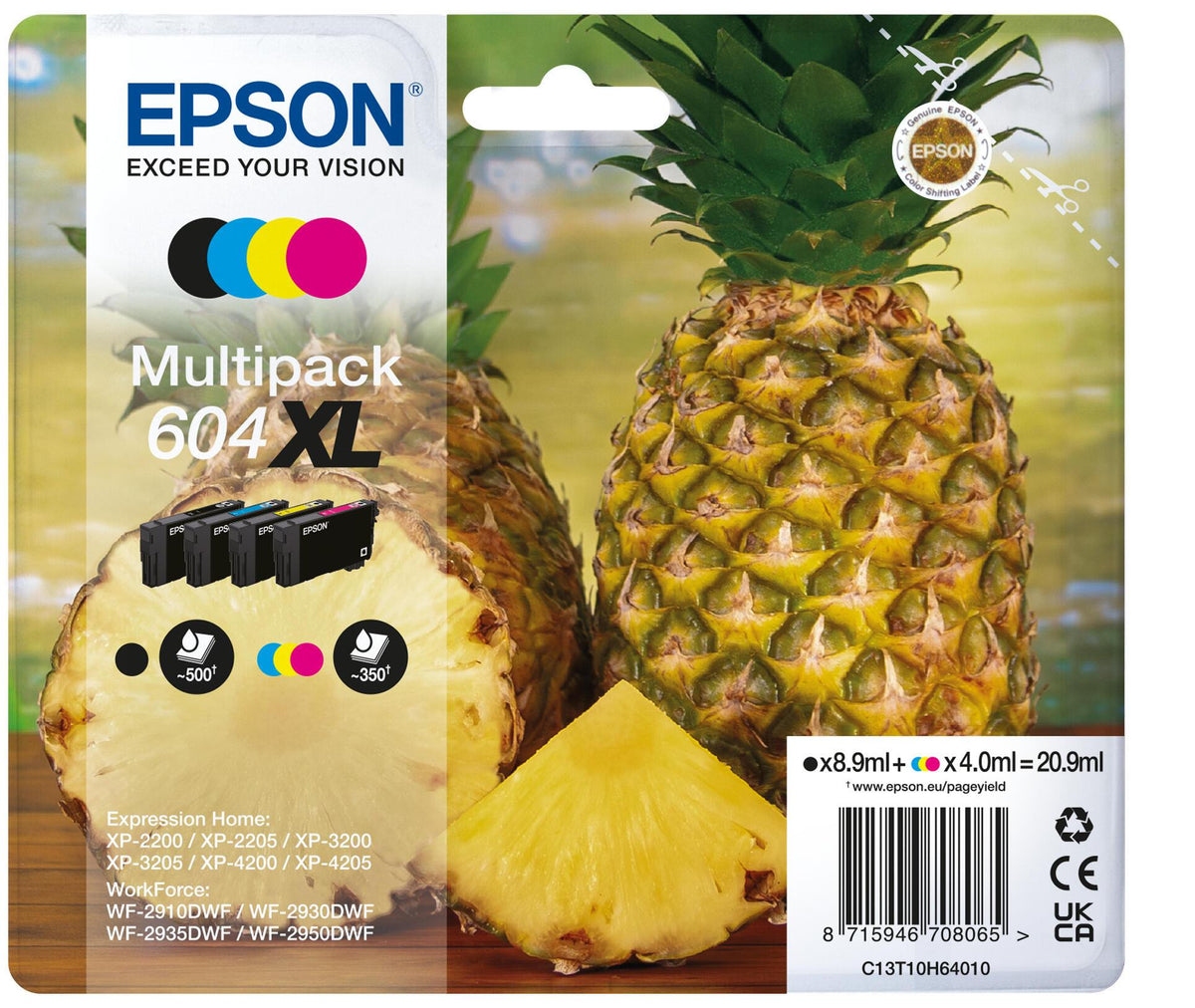 Epson Ink 604XL / C13T10H64010 BK,C,M,e XL Multipack - imagem 2