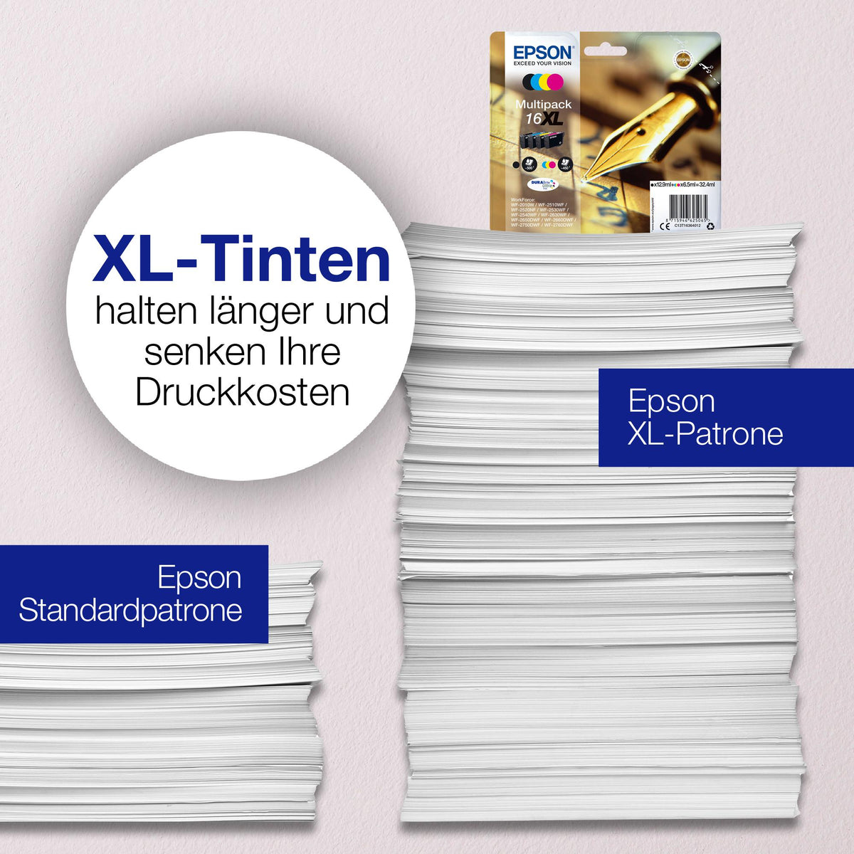 Epson Ink 16 / C13T16264012 BK,C,M,e Multipack - imagem 4