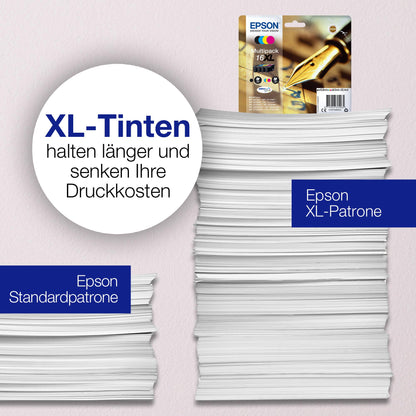 Epson Ink 16 / C13T16264012 BK,C,M,e Multipack - imagem 4