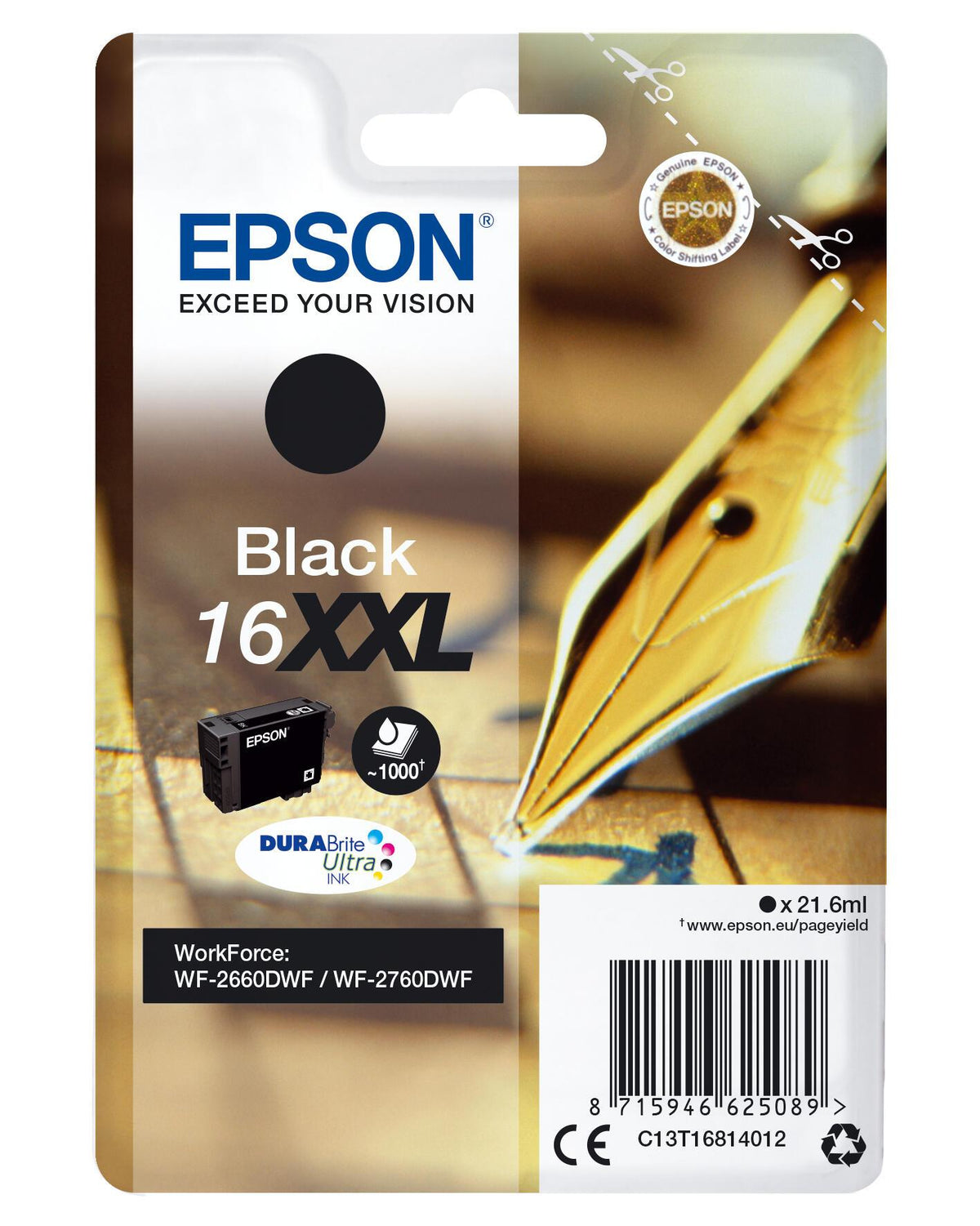 Epson Ink 16XXL / C13T16814012 preto XXL - imagem 2